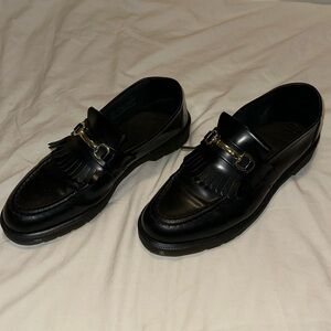 13M Dr. Martens Adrian Snaffle Black Leather Loafers